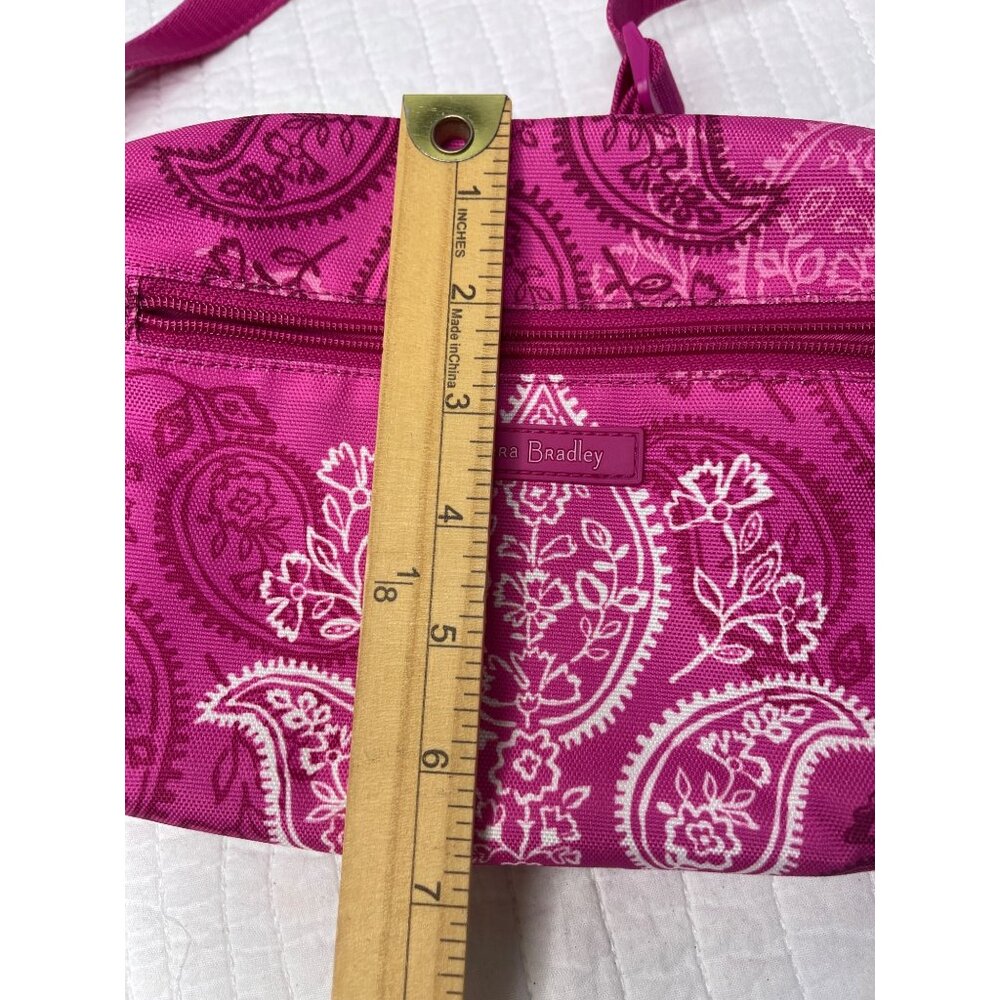 NWOT Vera Bradley Belt Bag Stamped Paisley Print Pink Travel Fanny - Picture 8 of 8